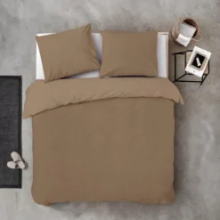 Byrklund - Dekbedovertrek Soft & Fluffy - 200x220 cm - Taupe