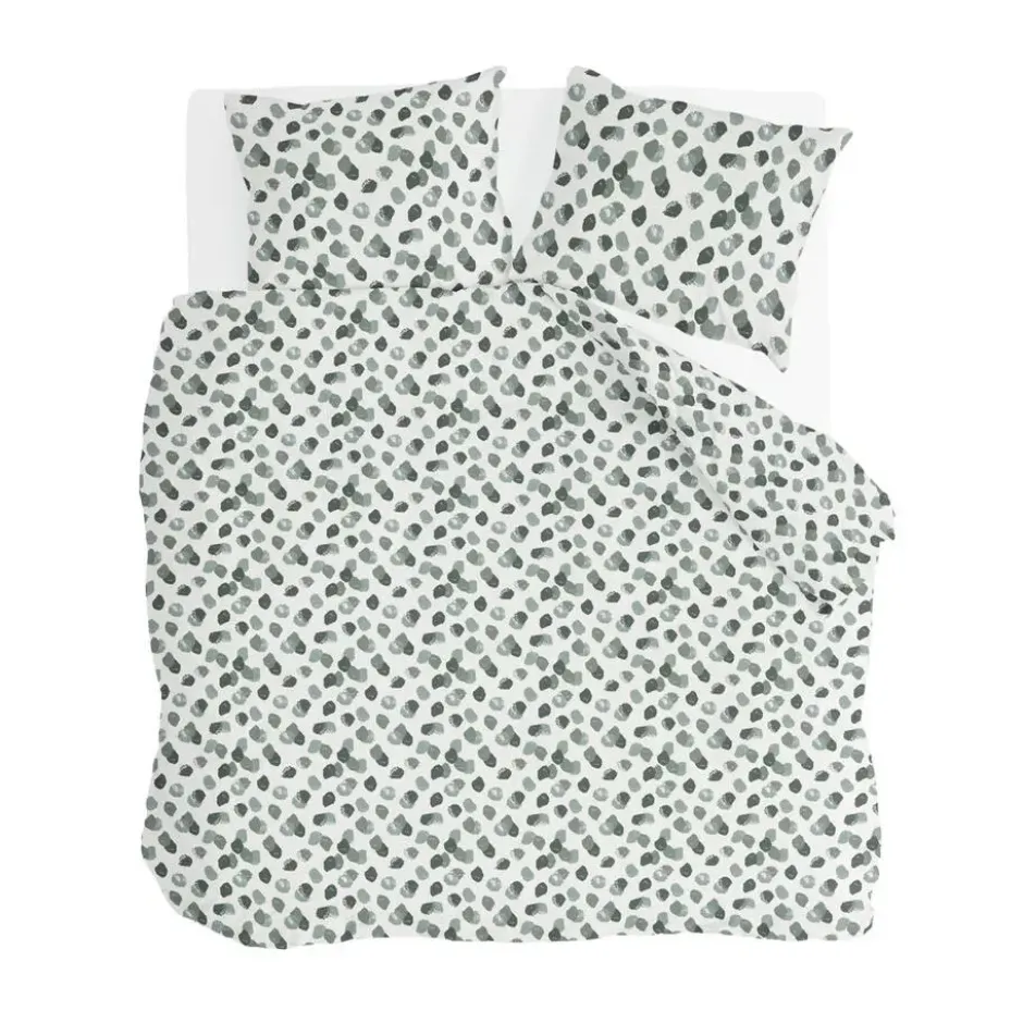 Byrklund - Dekbedovertrek Spotty Animal - 200x220 cm - Groen