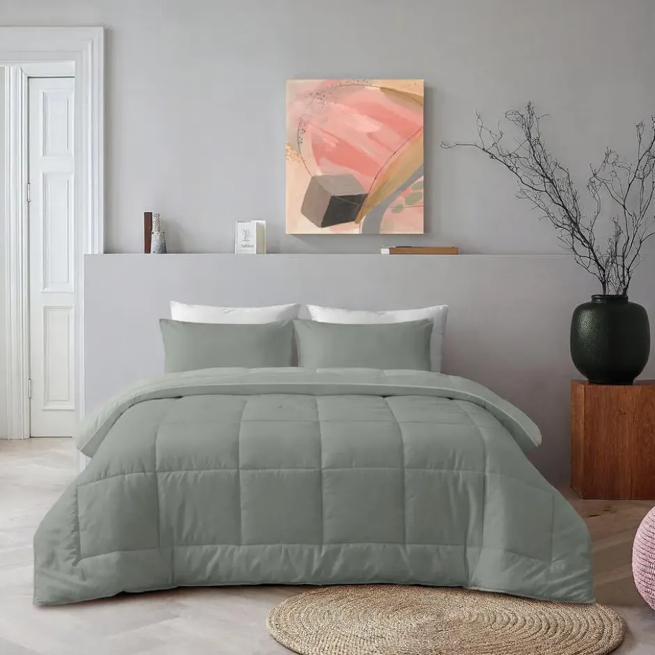 Byrklund - Dekbed zonder overtrek Wash & Rest - 140x200 cm - Groen