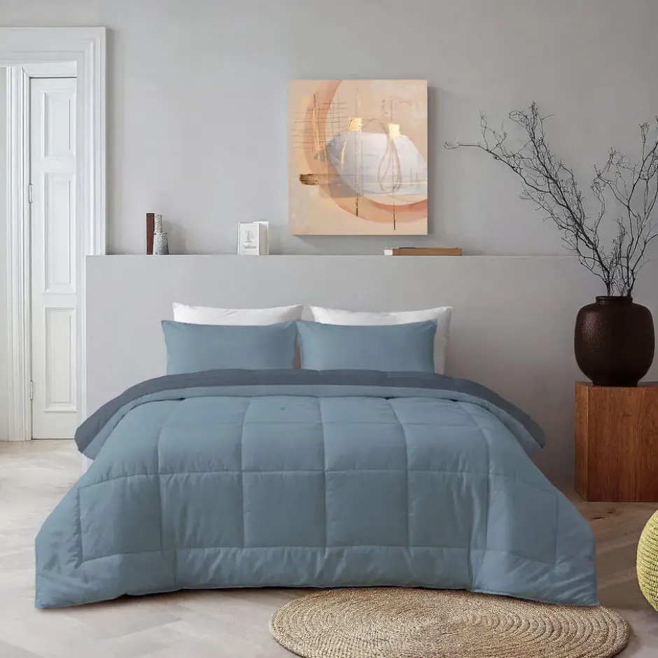 Byrklund - Dekbed zonder overtrek Wash & Rest - 200x200 cm - Blauw