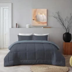 Byrklund - Dekbed zonder overtrek Wash & Rest - 200x200 cm - Blauw