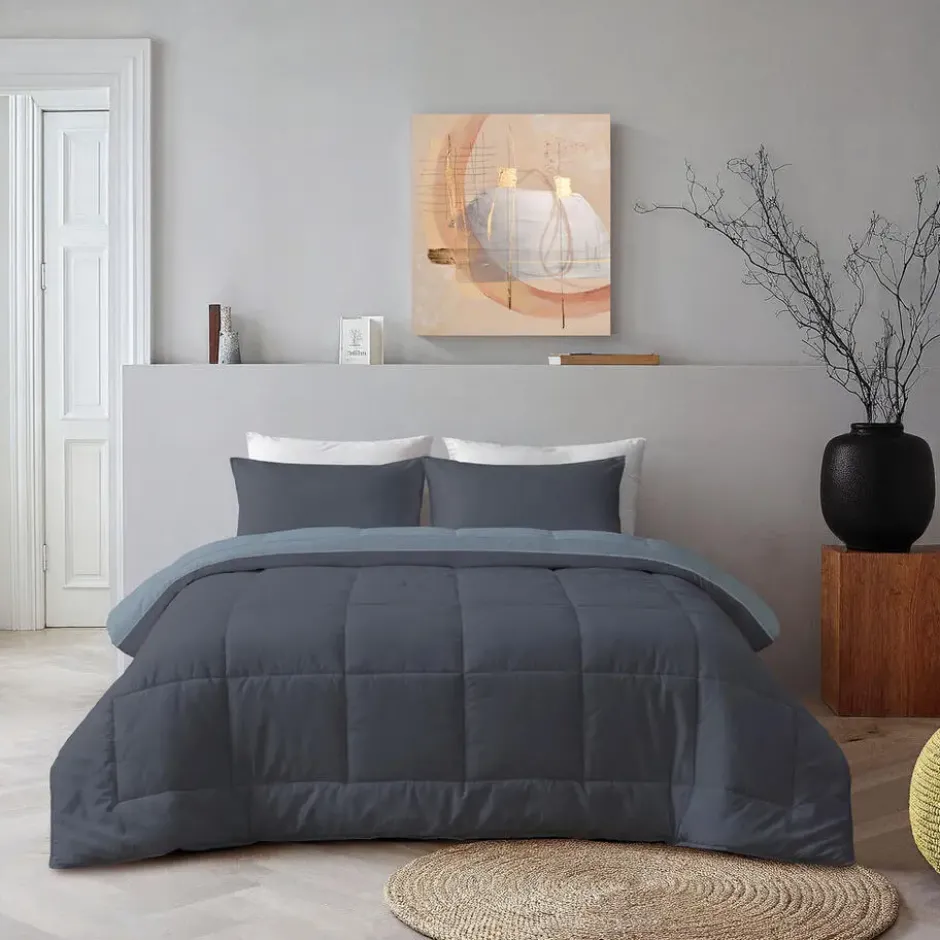 Byrklund - Dekbed zonder overtrek Wash & Rest - 200x200 cm - Blauw