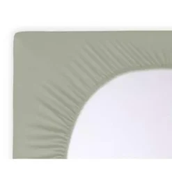 Byrklund - Hoeslaken Jersey - 140x200 cm - Grijsgroen