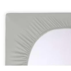 Byrklund - Hoeslaken Jersey - 90x200 cm - Licht Grijs