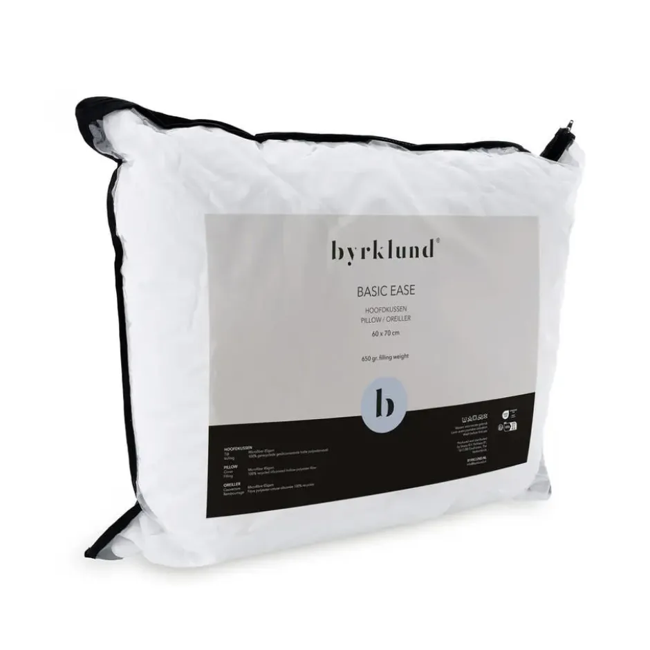 Byrklund - Hoofdkussen Basic Ease - 60x70 cm - Wit