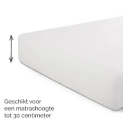 Byrklund - Molton Bed Basics Multifit - 90x200 cm - Wit