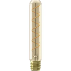 Calex LED buislamp - T32x185 - goudkleur - E27 - 2,5W - 136LM - dimbaar