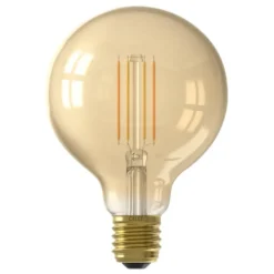Calex Smart LED - globelamp - goudkleur - G95 - E27 - 7W - 806LM - dimbaar