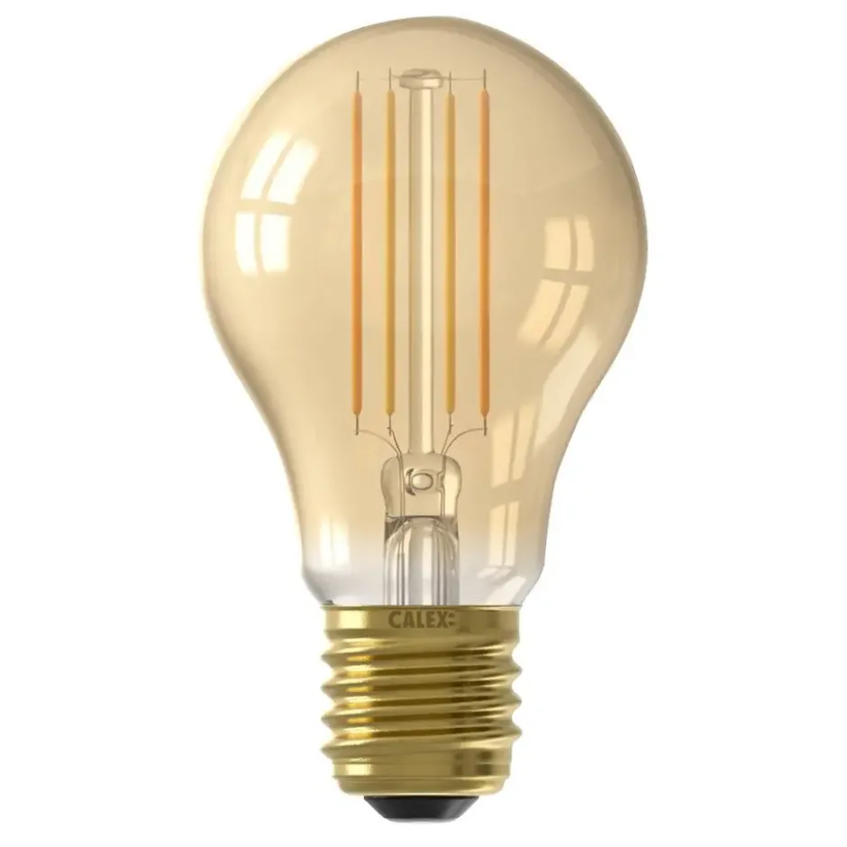 Calex Smart LED - standaardlamp - goudkleur - E27 - 7W - 806LM - dimbaar