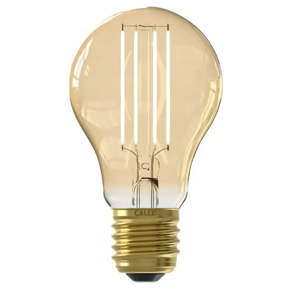 Calex Smart LED - standaardlamp - goudkleur - E27 - 7W - 806LM - dimbaar