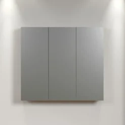 CALICOSY - Badkamerkast met spiegel PUREBLISS - 20x90x80 cm