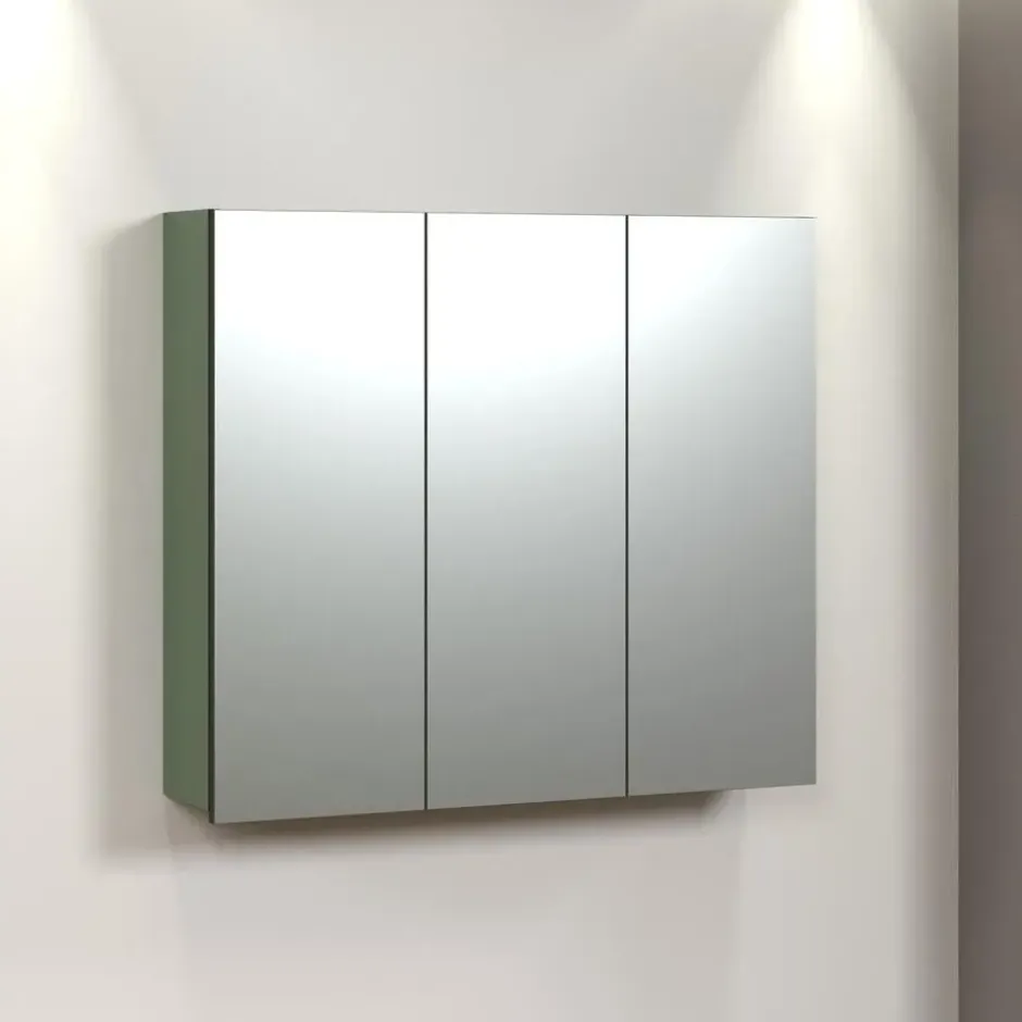 CALICOSY - Badkamerkast met spiegel PUREBLISS - 20x90x80 cm