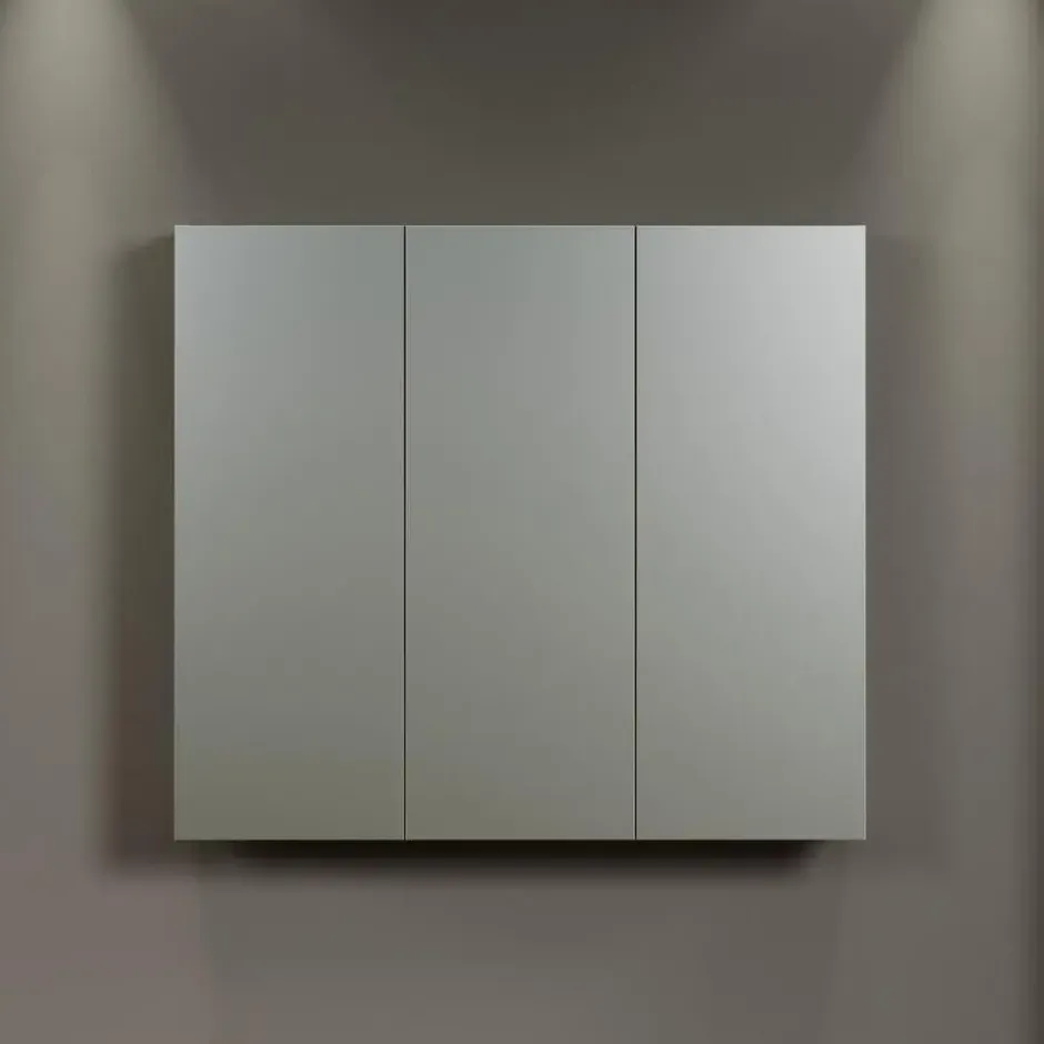 CALICOSY - Badkamerkast met spiegel PUREBLISS - 20x90x80 cm