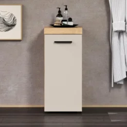 Calicosy - Badkamermeubel MINA - beige 36x31x81 cm