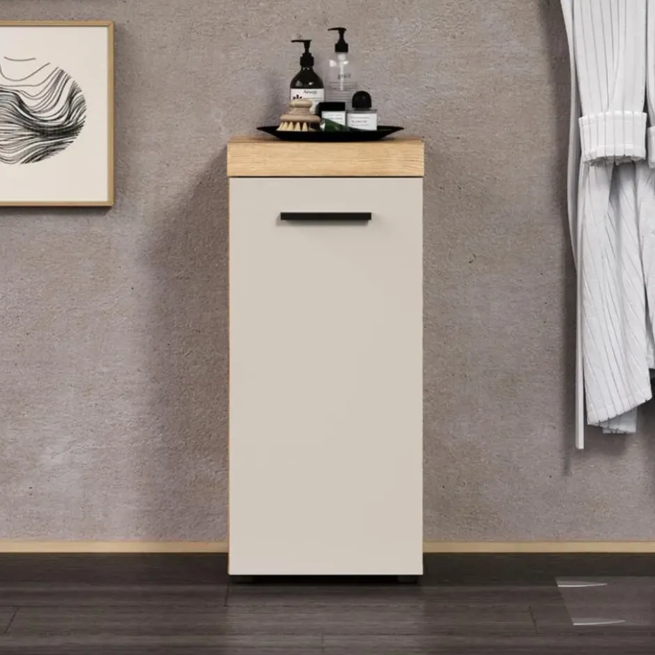 Calicosy - Badkamermeubel MINA - beige 36x31x81 cm