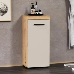 Calicosy - Badkamermeubel MINA - beige 36x31x81 cm