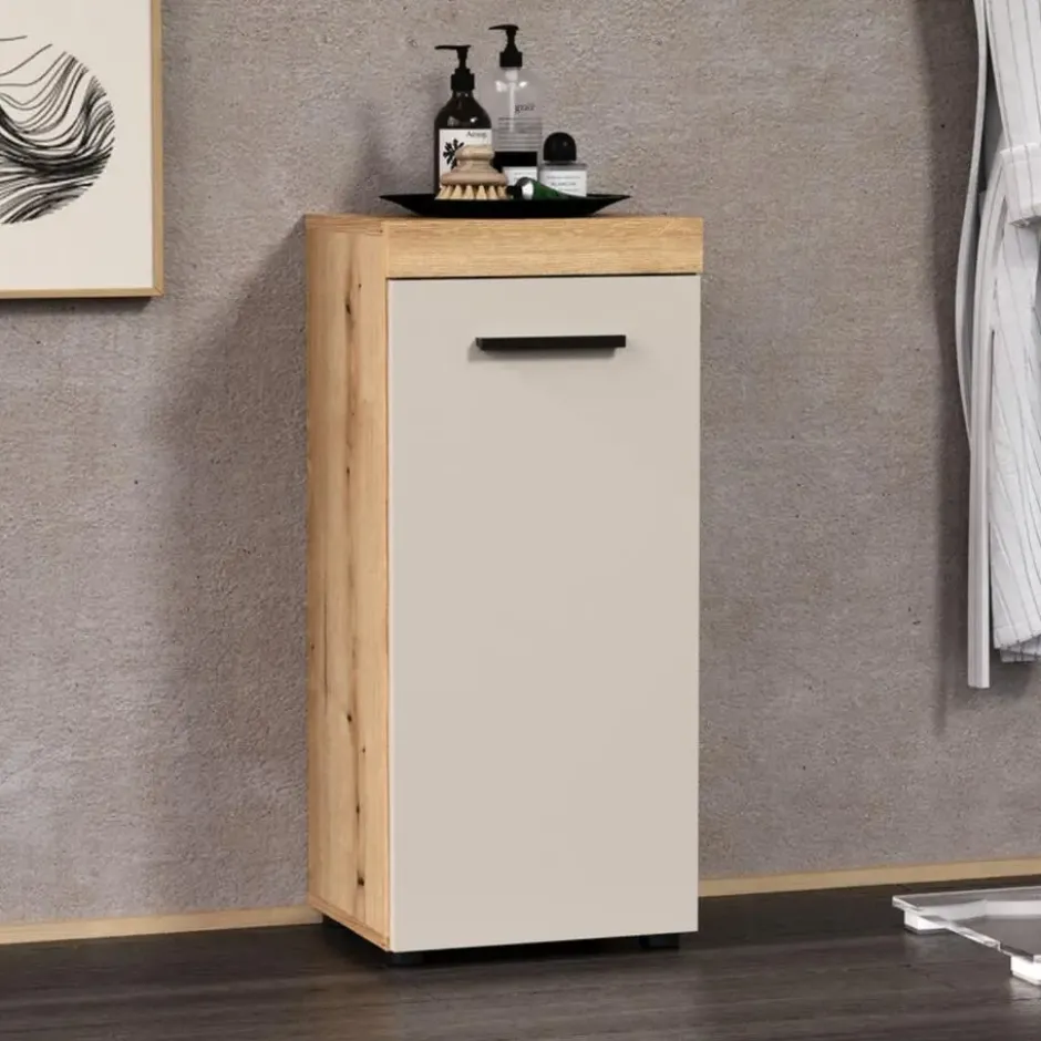 Calicosy - Badkamermeubel MINA - beige 36x31x81 cm