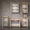 Calicosy - Badkamermeubelset ELLIE - beige 164x34x184 cm