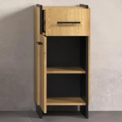Calicosy - Badkameronderkast ELLIE - licht hout 37x31x79 cm