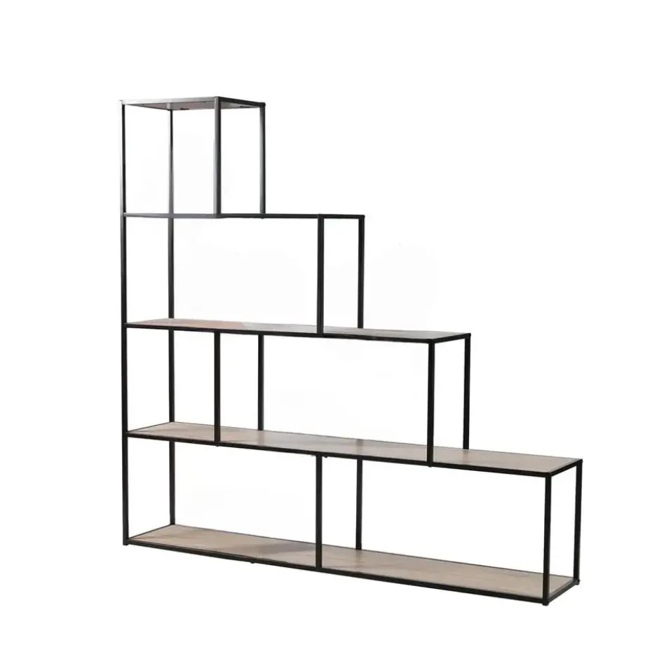 Calicosy - Boekenkast met 5 niveaus Colorado - 30x160x157 cm