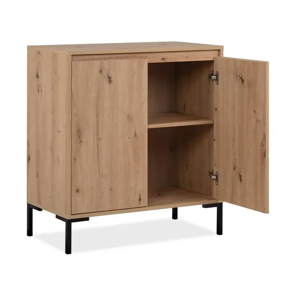 Calicosy - Buffetkast 2 Deuren 1 Plank L81 cm - PLOCK - 40x81x87 cm