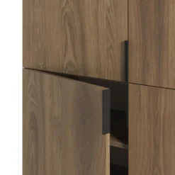 Calicosy - Buffetkast RIMA - donker hout 100x40x128 cm