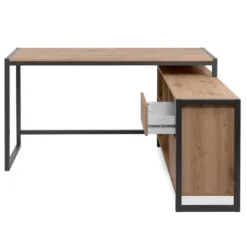 CALICOSY - Bureau PRAGUE - Licht hout - 75x139x139 cm