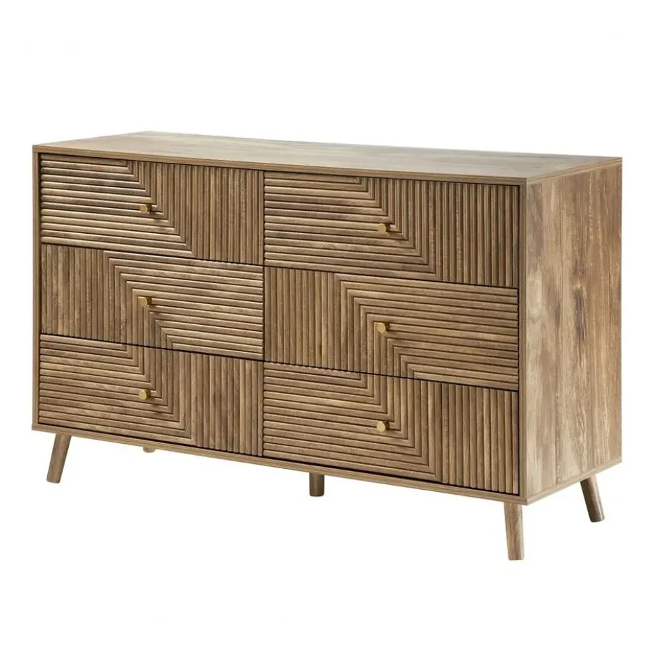 Calicosy - Commode EDEN - Licht hout 120x39x75 cm