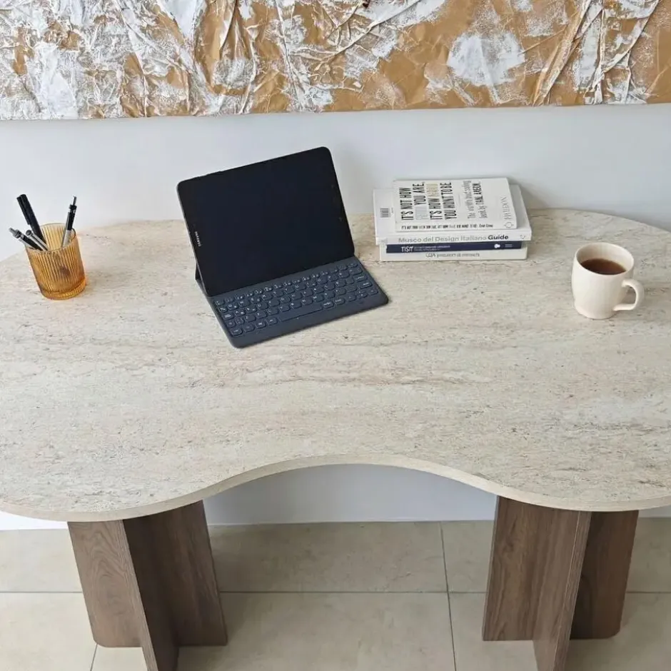 Calicosy - COMO Bureau - Travertijn - 120x60x75 cm