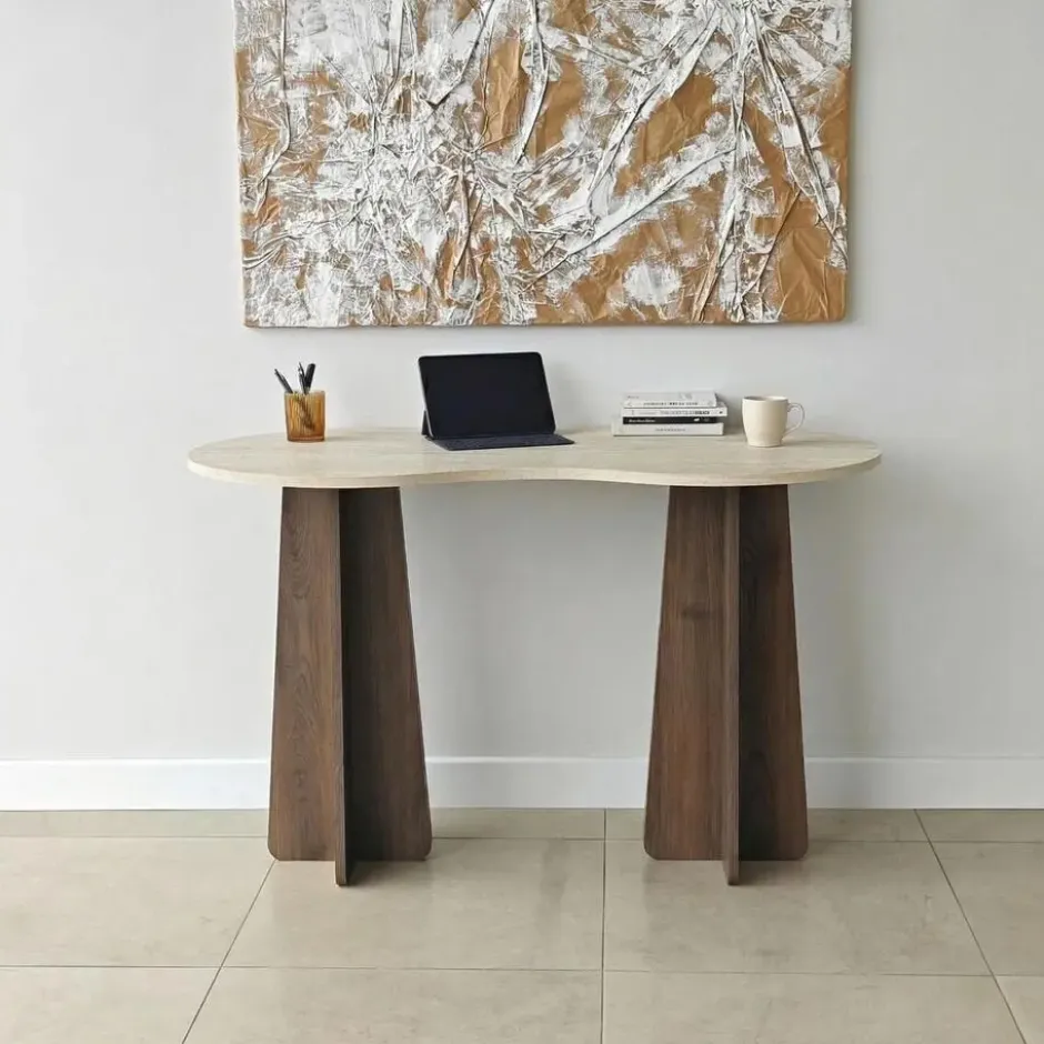 Calicosy - COMO Bureau - Travertijn - 120x60x75 cm