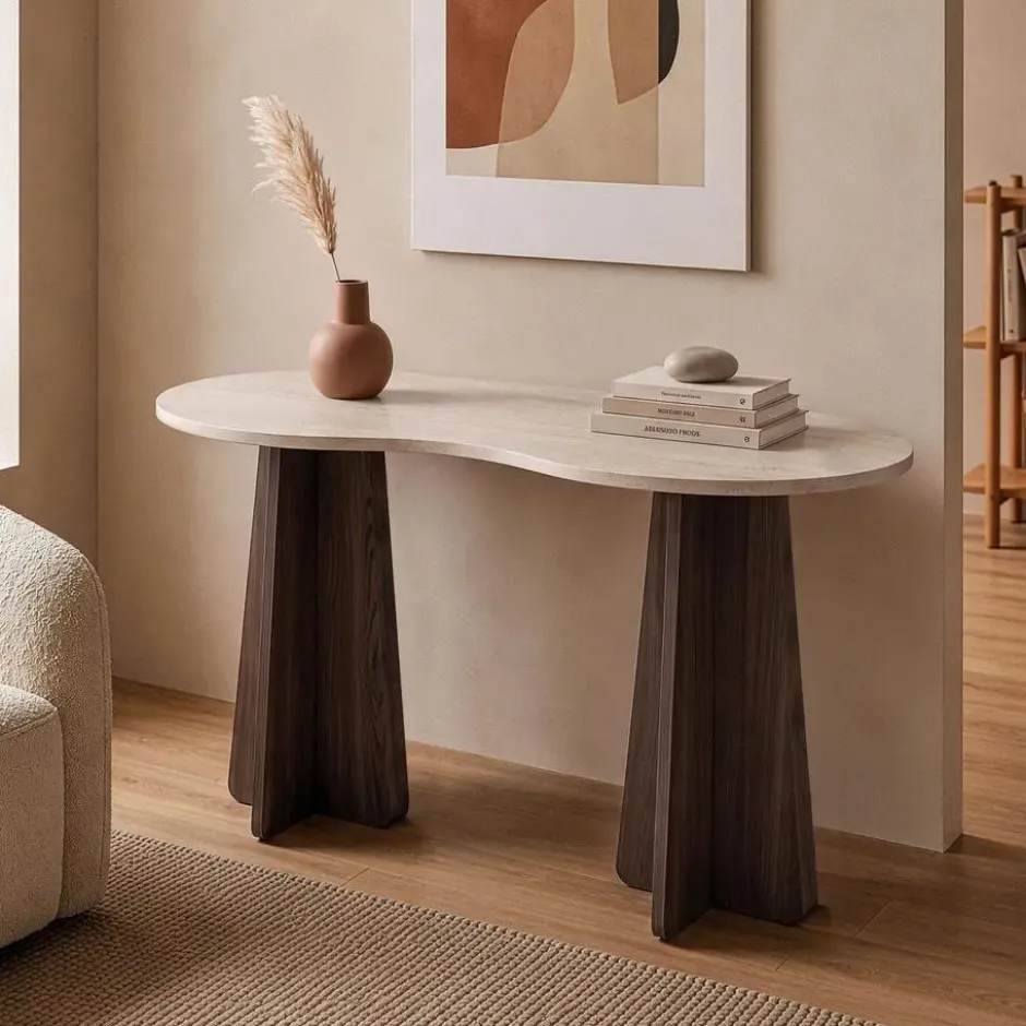 Calicosy - COMO Bureau - Travertijn - 120x60x75 cm