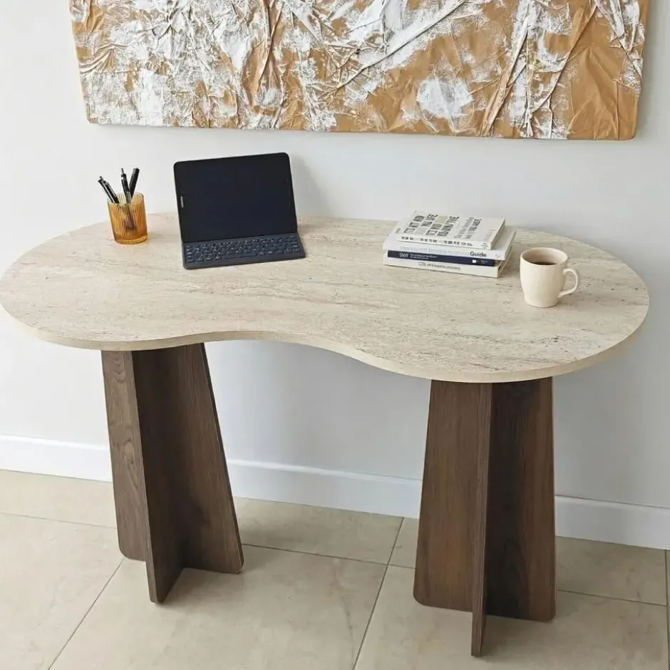 Calicosy - COMO Bureau - Travertijn - 120x60x75 cm
