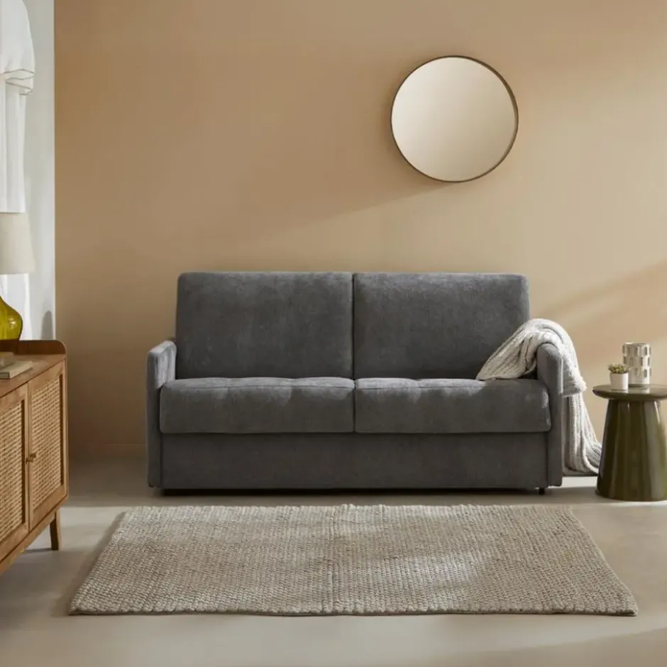 Calicosy - COSENZA Slaapbank 3-zits - Grijs - 100x175x87 cm