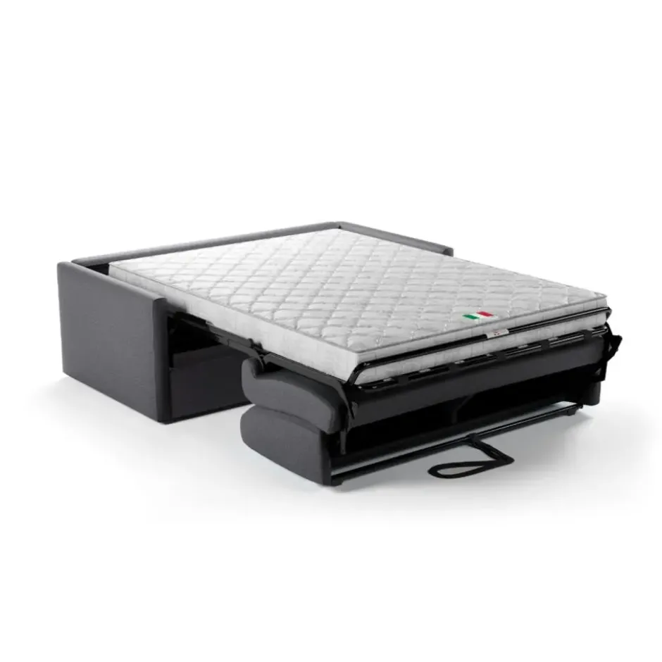 Calicosy - COSENZA Slaapbank 3-zits - Grijs - 100x175x87 cm