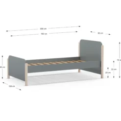CALICOSY - DAPHNE-bed - 107,2x199x70 cm