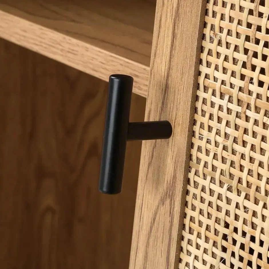 Calicosy - Dressoir ALIA - Donker hout 80x35x75 cm