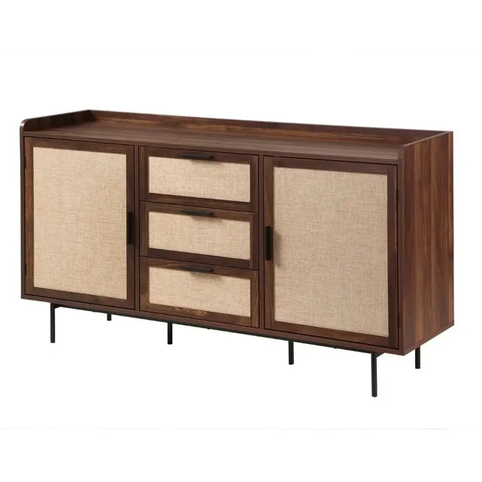 Calicosy - Dressoir JETSON - Bruin - 140x39,5x79 cm