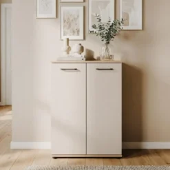 Calicosy - Dressoir LINO - licht hout 60x35x85,5 cm