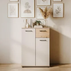 Calicosy - Dressoir LINO - licht hout 60x35x85,5 cm