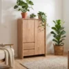 Calicosy - Dressoir SOREN - licht hout 86x40x140 cm