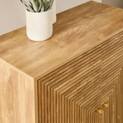 Calicosy - EDEN Dressoir 2 deuren - Licht hout - 75x80x39 cm
