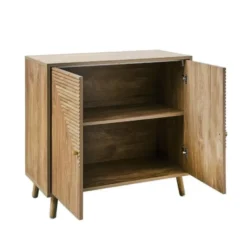 Calicosy - EDEN Dressoir 2 deuren - Licht hout - 75x80x39 cm