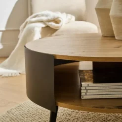 Calicosy - EKLO Salontafel - Eiken - 80x80x39 cm