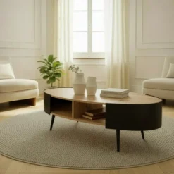 Calicosy - EKLO Salontafel - Licht hout - 120x60x39 cm
