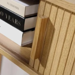 Calicosy - ERNEST Design haltafel - Licht hout - 35x100x80,5 cm
