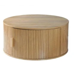 Calicosy - ERNEST Salontafel - Licht hout - 75x75x35,5 cm