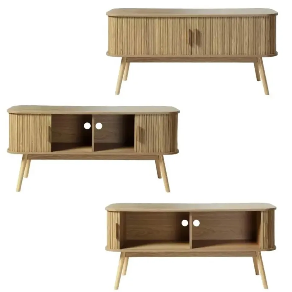 Calicosy - ERNEST TV-meubel - Licht hout - 39x119x55 cm