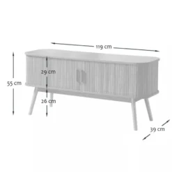 Calicosy - ERNEST TV-meubel - Licht hout - 39x119x55 cm