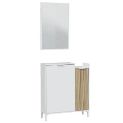 Calicosy - ETHNA Badkamermeubelset - Wit - 24x91x77 cm