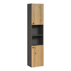 CALICOSY - Geribbelde badkamerkolom PUREBLISS - 15x122x44,5 cm